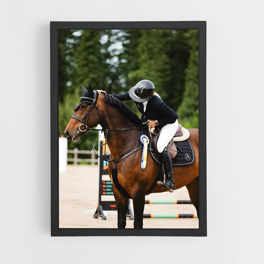 Poster Équitation Aesthetic (vue 2)