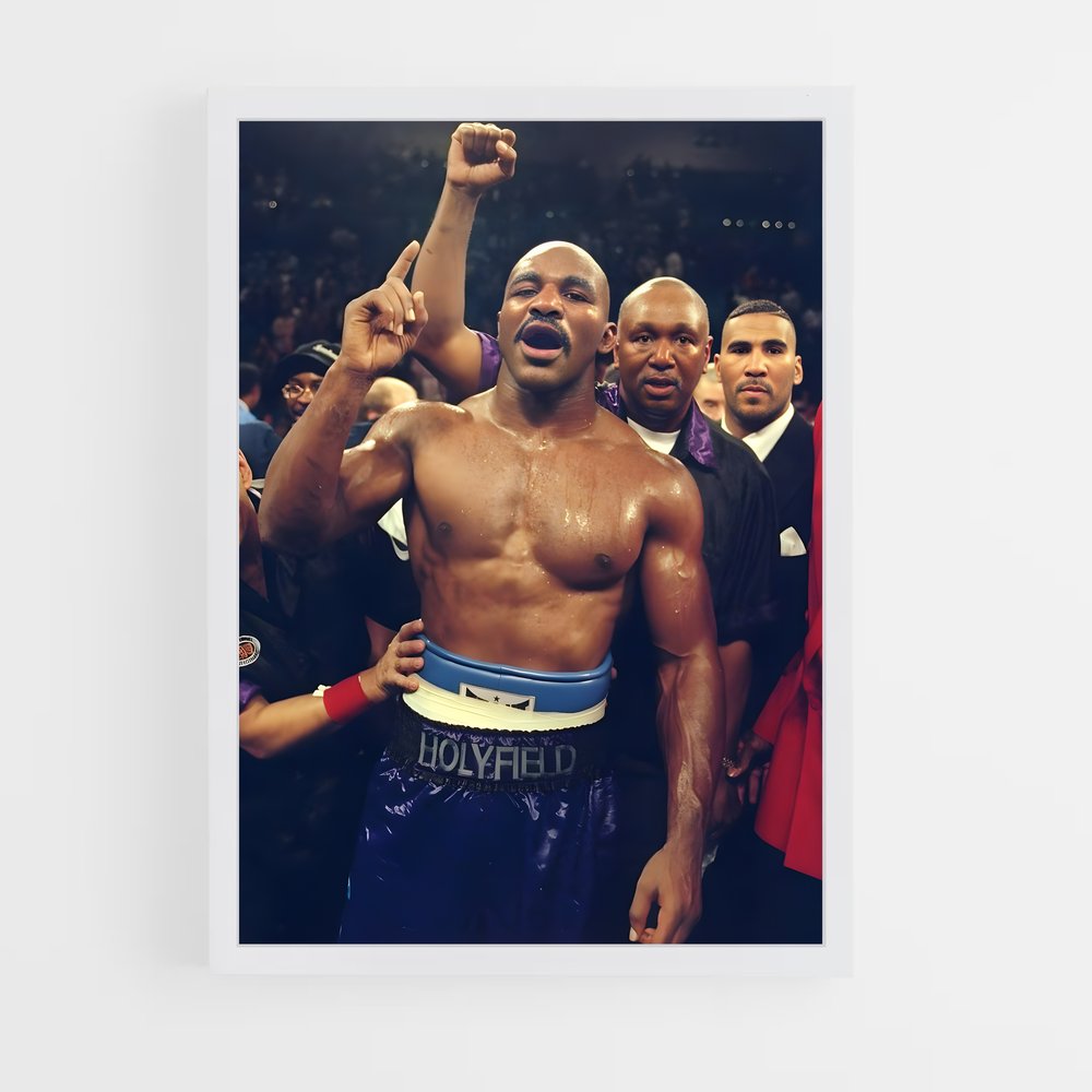 Poster Holyfield Combat – affiche Boxe (vue 3)