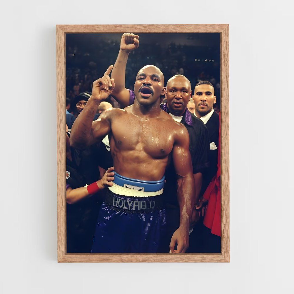 Poster Holyfield Combat – affiche Boxe (vue 4)