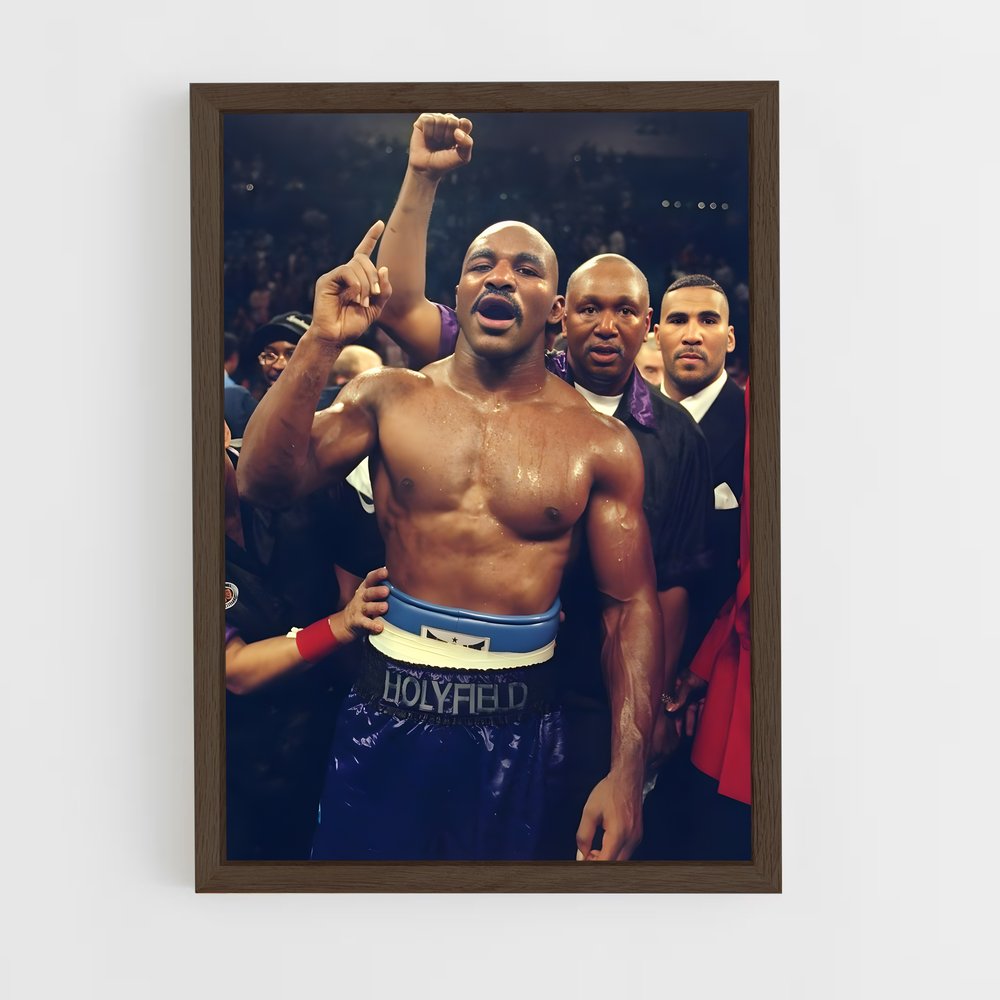 Poster Holyfield Combat – affiche Boxe (vue 5)