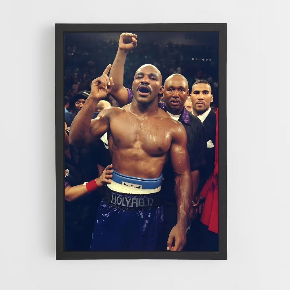 Poster Holyfield Combat – affiche Boxe (vue 2)