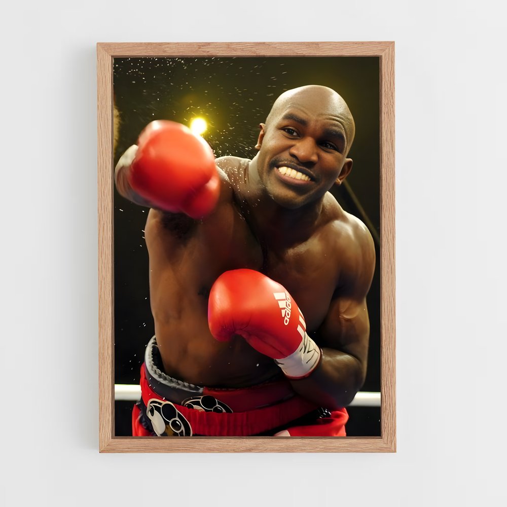 Poster Evender Holyfield Boxe (vue 4)