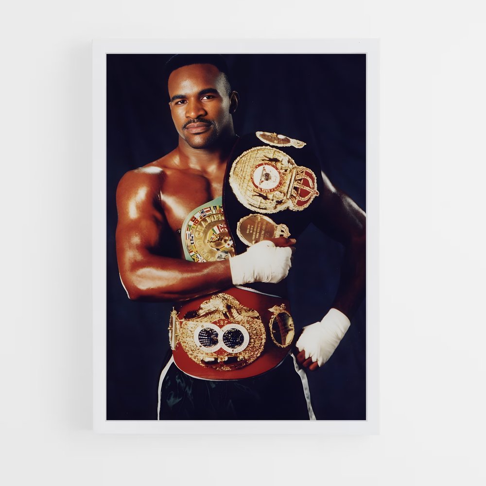 Poster Holyfield Sombre – affiche Boxe (vue 3)