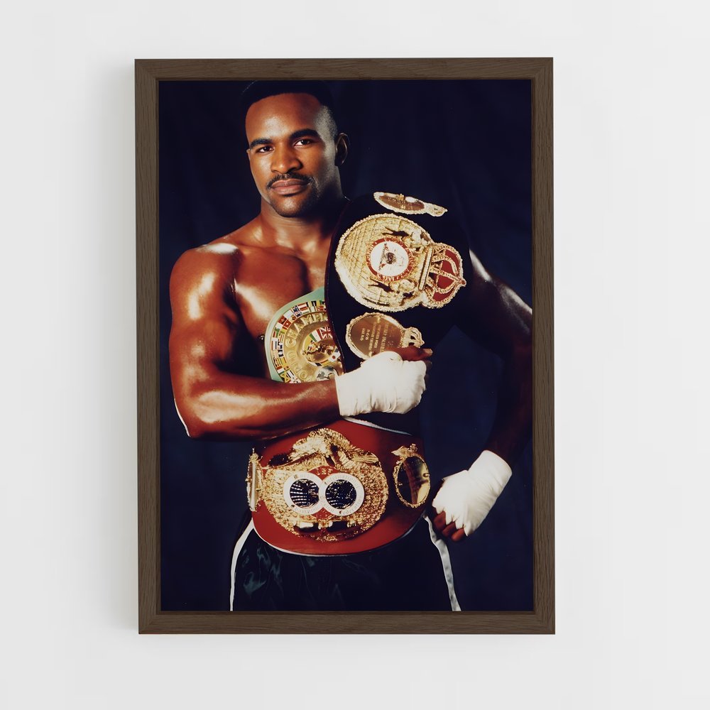 Poster Holyfield Sombre – affiche Boxe (vue 5)