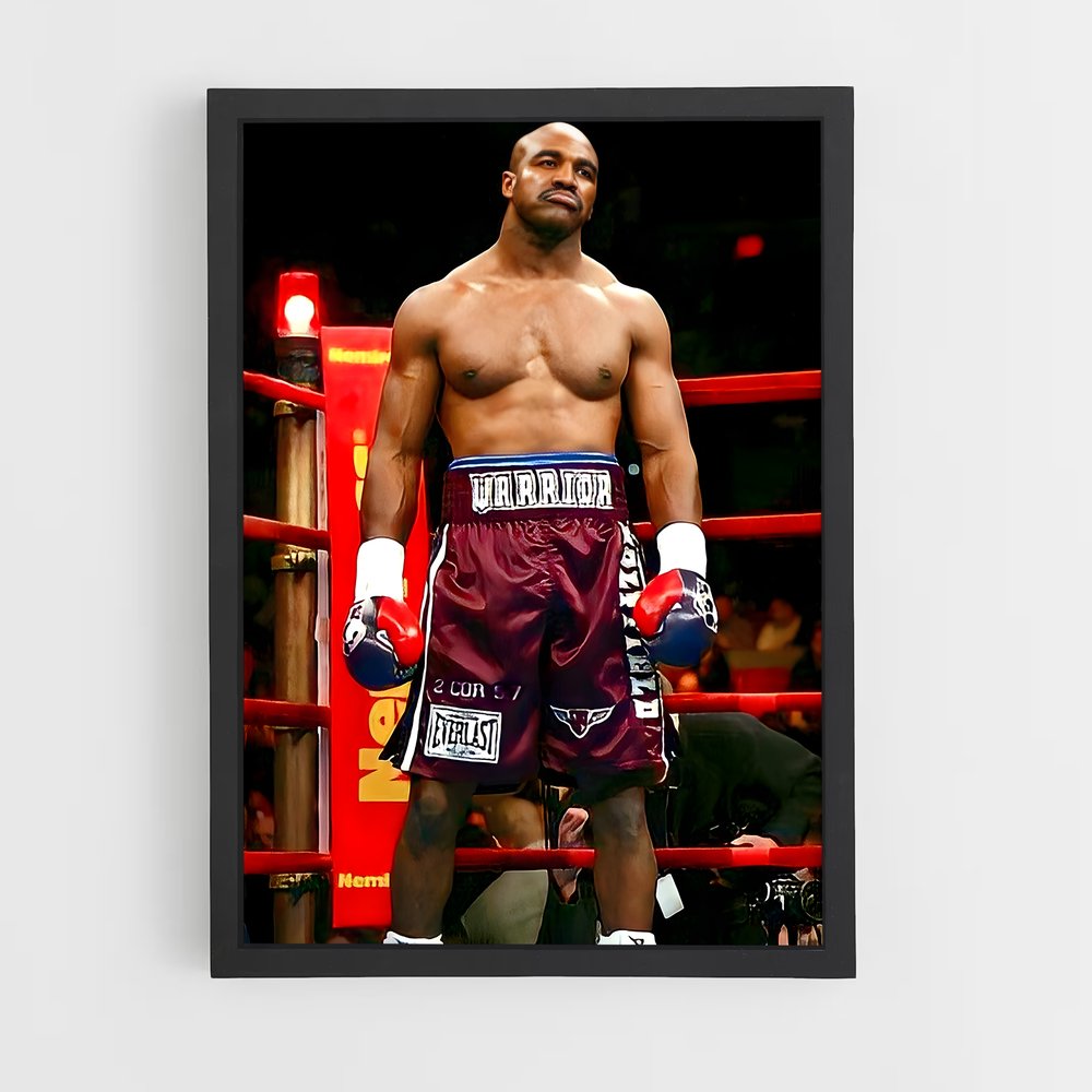 Poster Evender Holyfield Ring – affiche Boxe (vue 2)