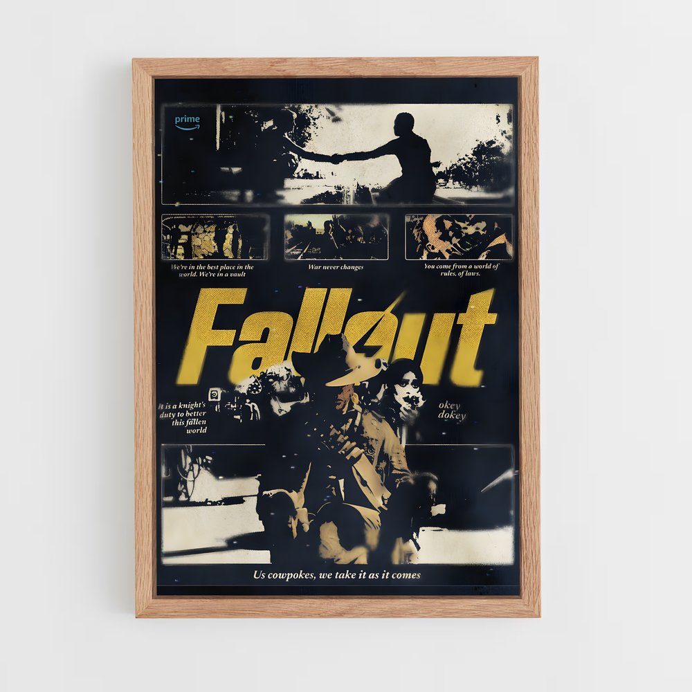 Poster Fallout Retro (vue 4)