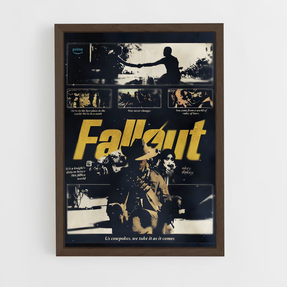 Poster Fallout Retro (vue 5)
