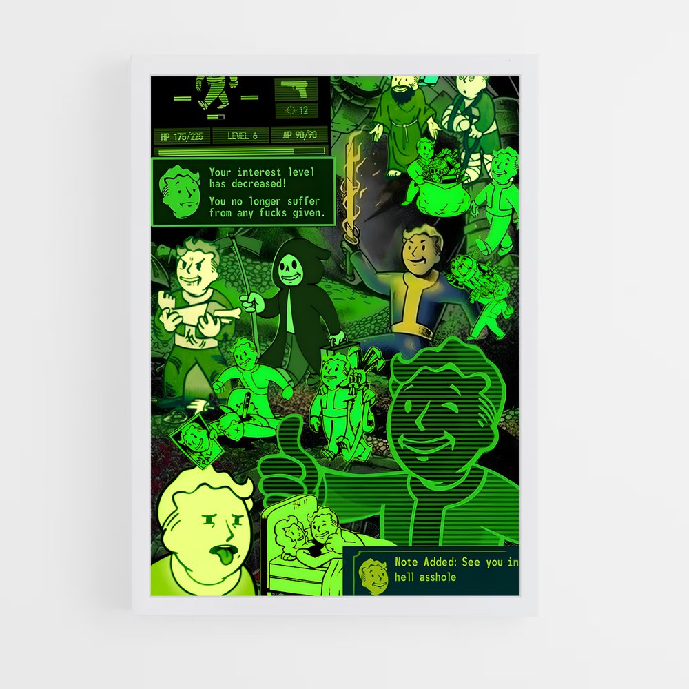 Poster Fallout Atomic (vue 3)