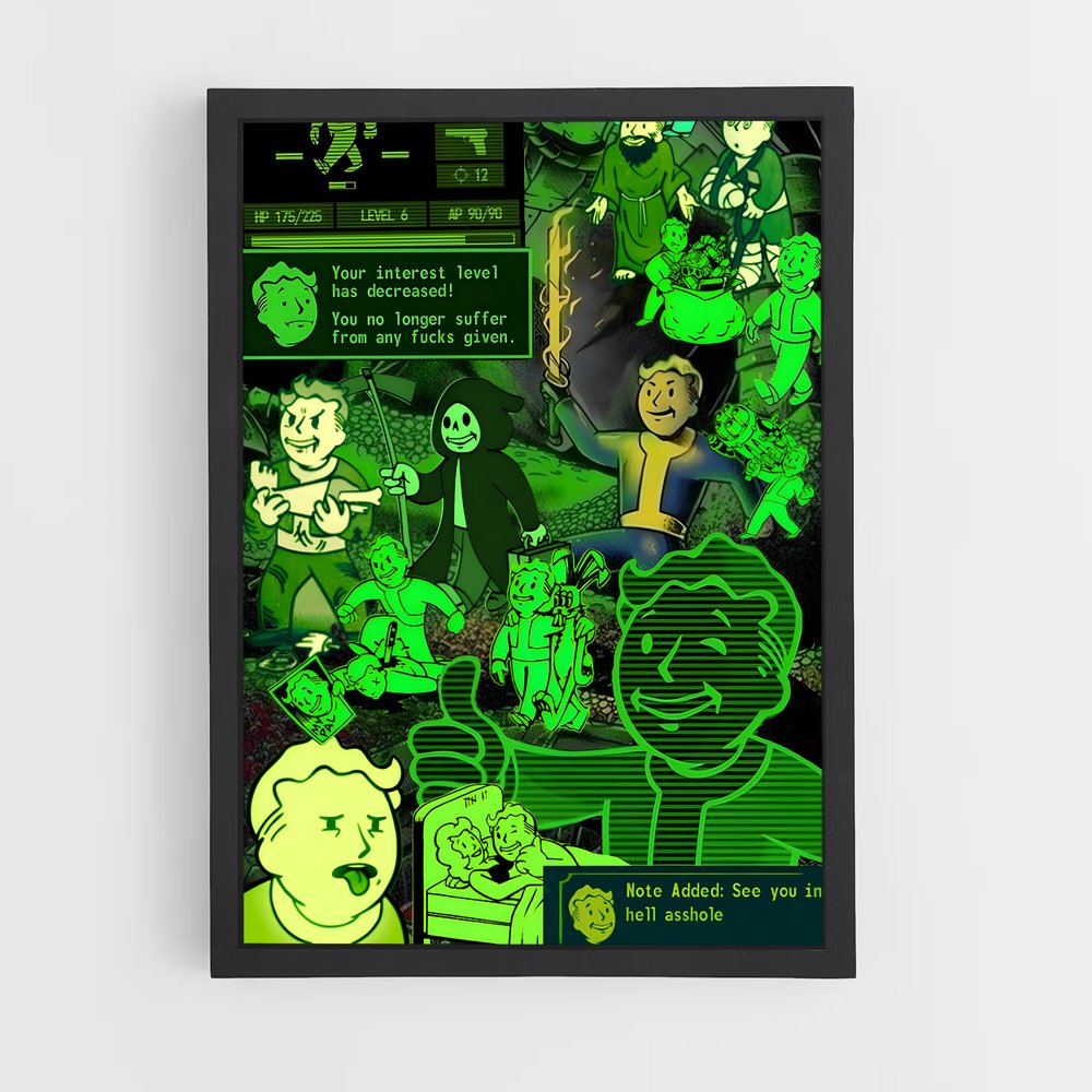 Poster Fallout Atomic (vue 2)
