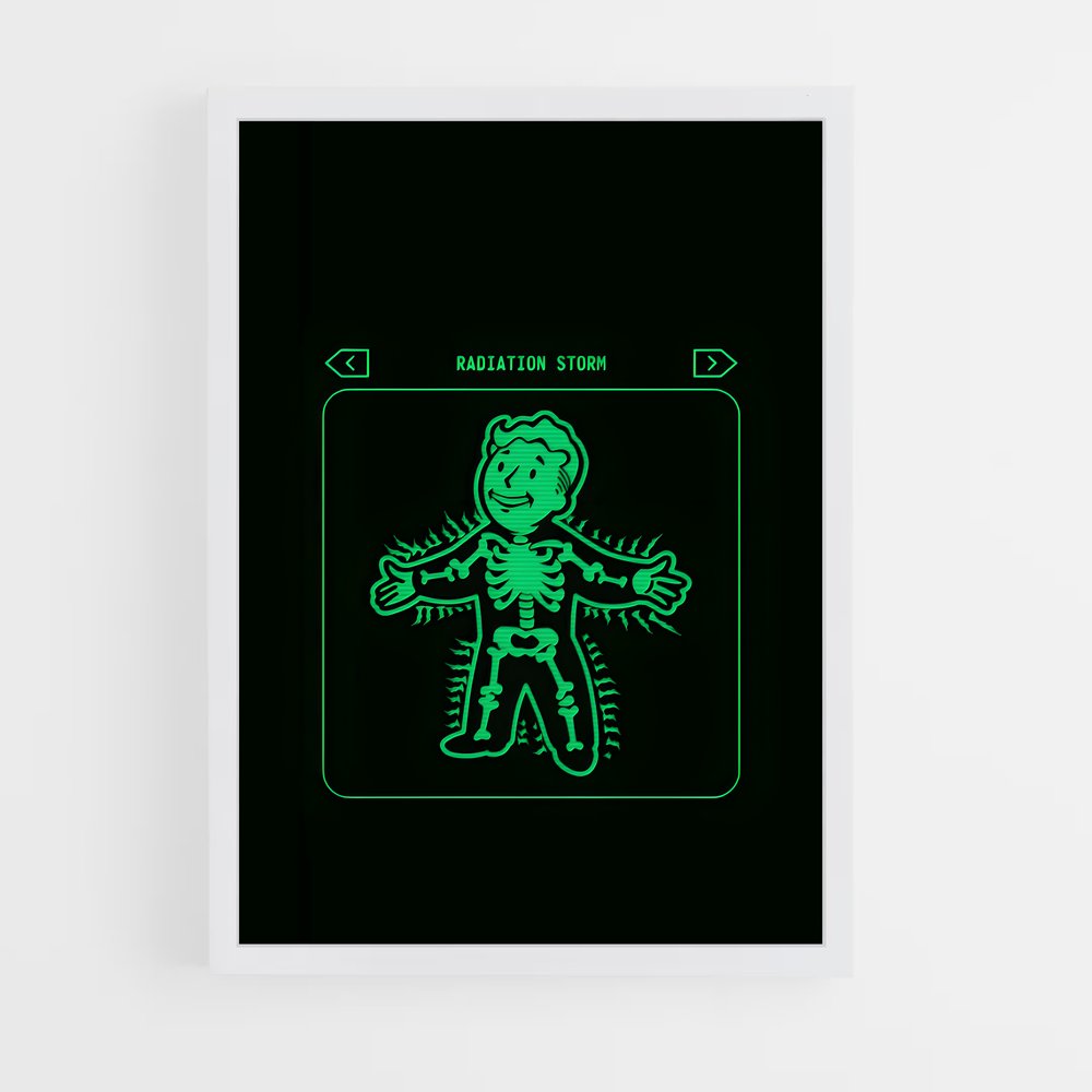 Poster Fallout Radiation (vue 3)
