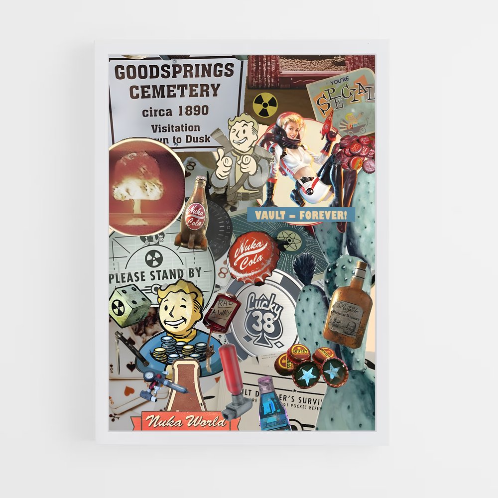 Poster Fallout Collage (vue 3)