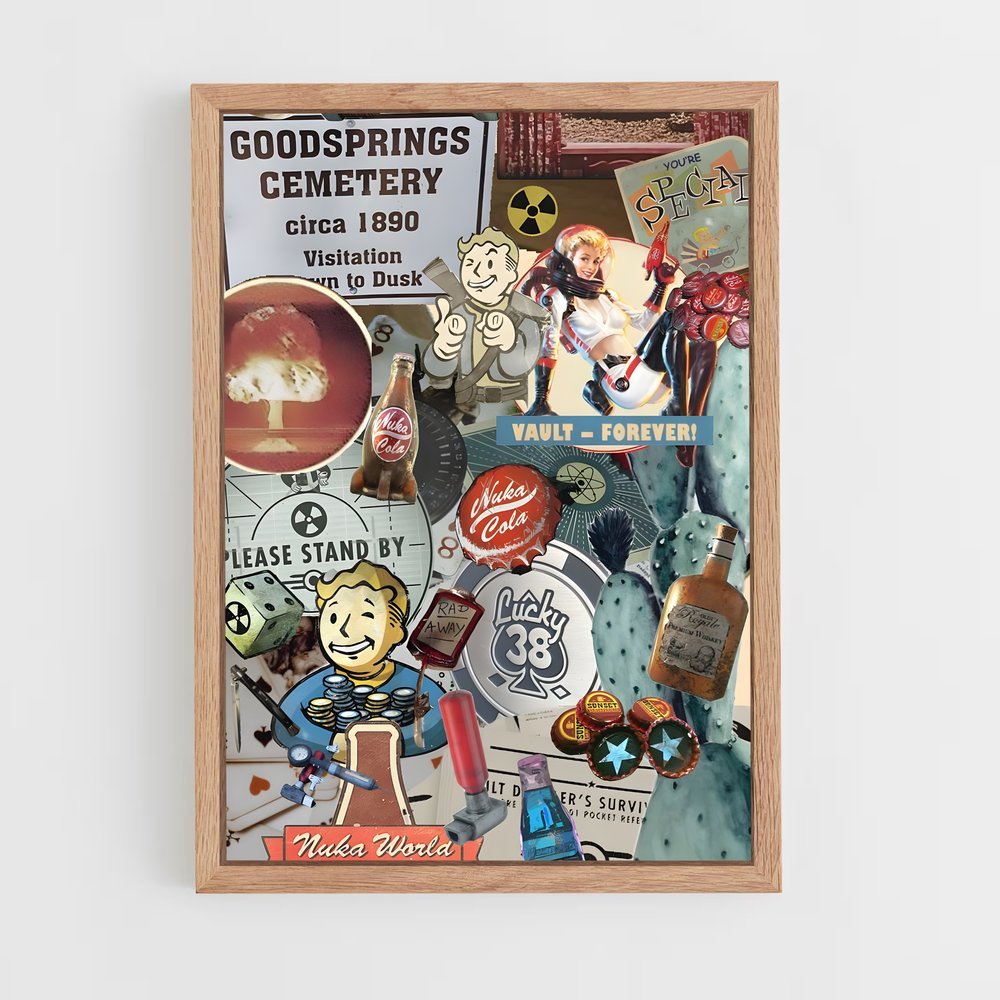 Poster Fallout Collage (vue 4)