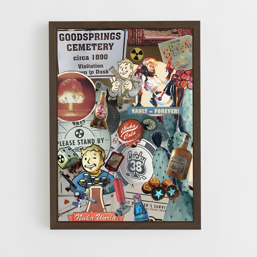 Poster Fallout Collage (vue 5)