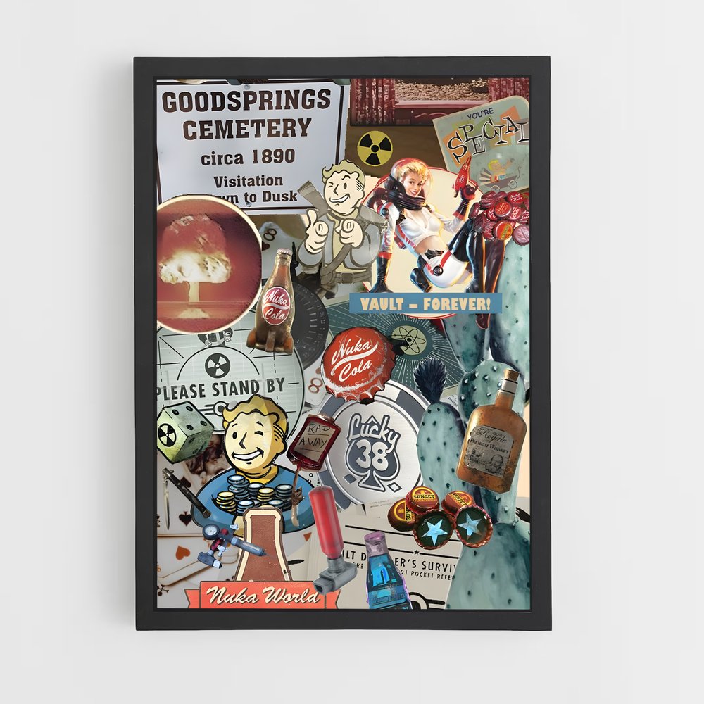 Poster Fallout Collage (vue 2)
