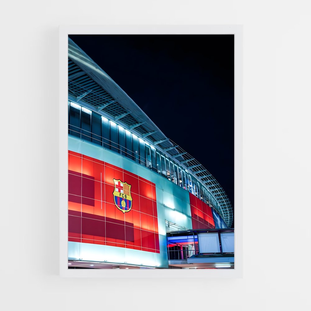 Poster Stade Barcelone – affiche Football (vue 3)