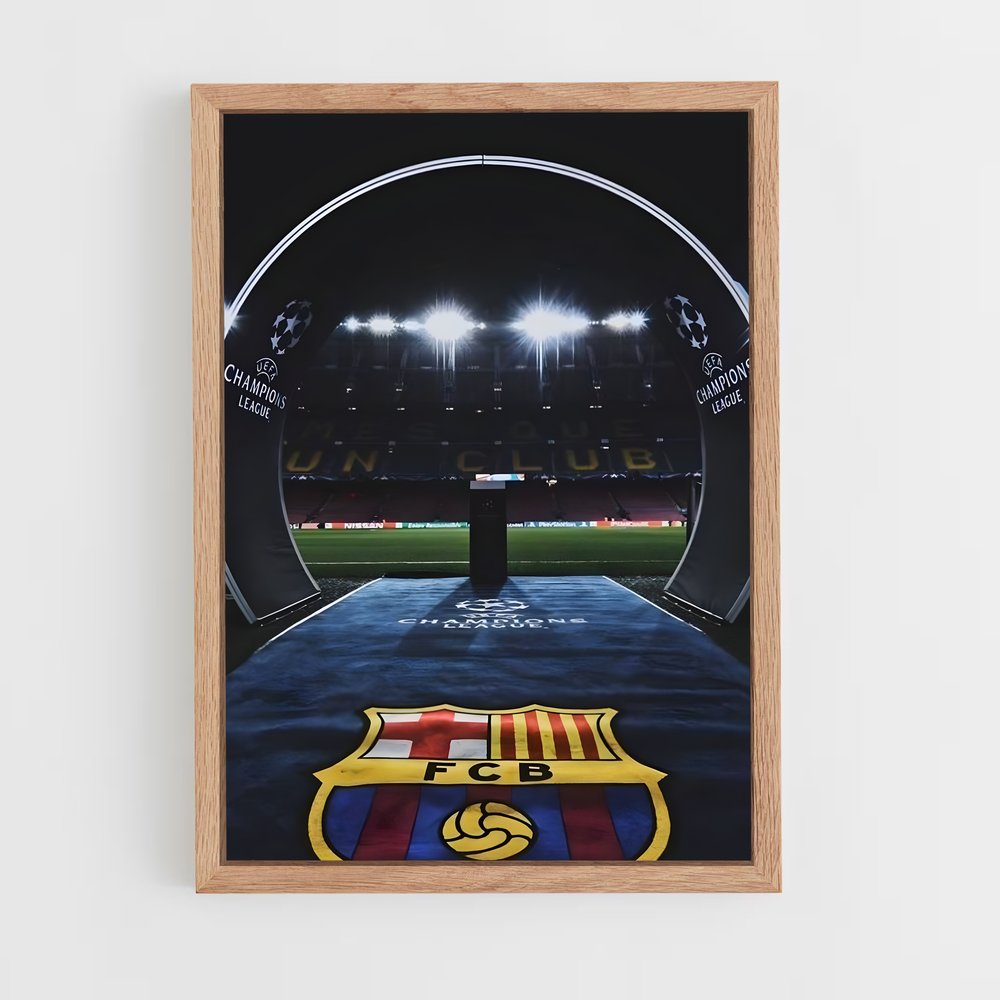 Poster FC Barcelone Champions League – affiche Football (vue 4)