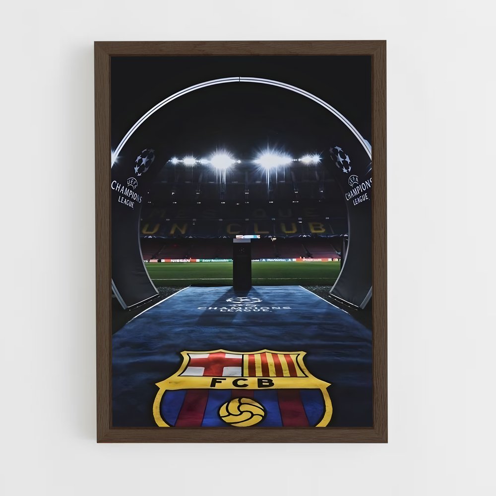 Poster FC Barcelone Champions League – affiche Football (vue 5)