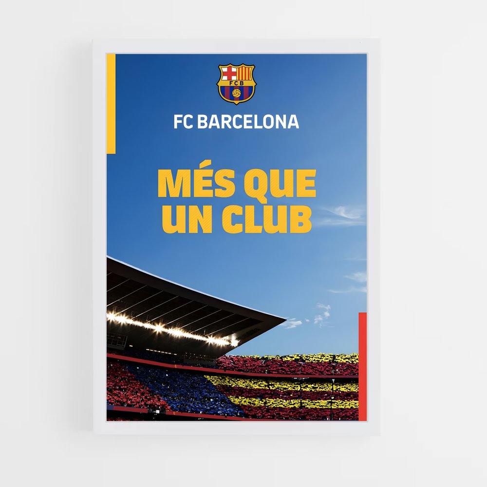 Poster Més que un club – affiche Football (vue 3)