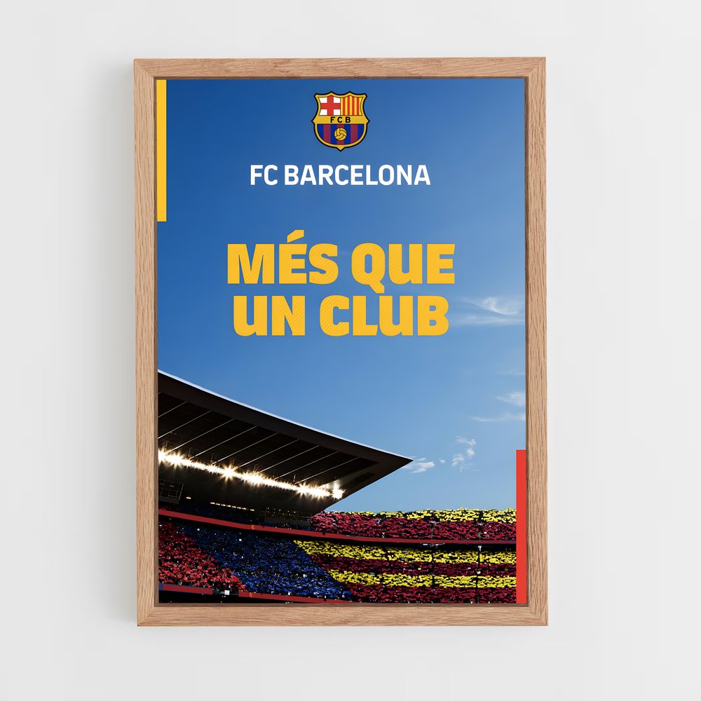 Poster Més que un club – affiche Football (vue 4)