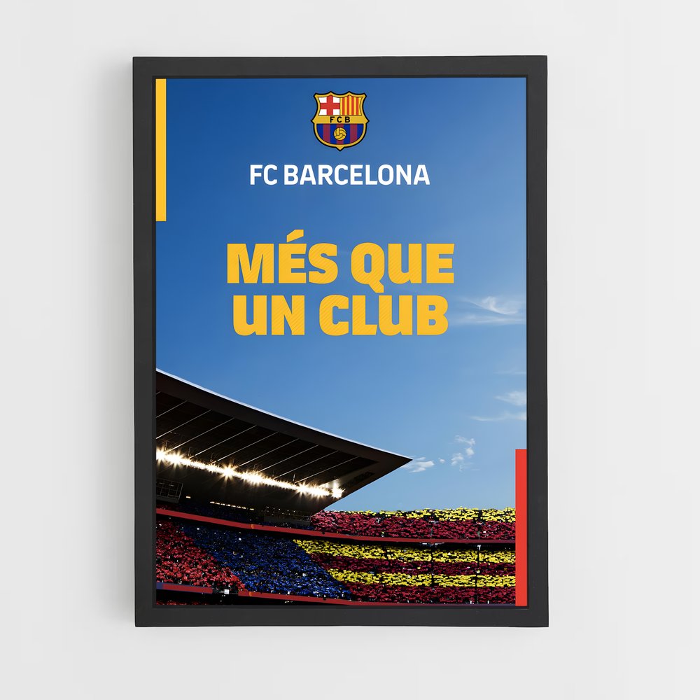 Poster Més que un club – affiche Football (vue 2)