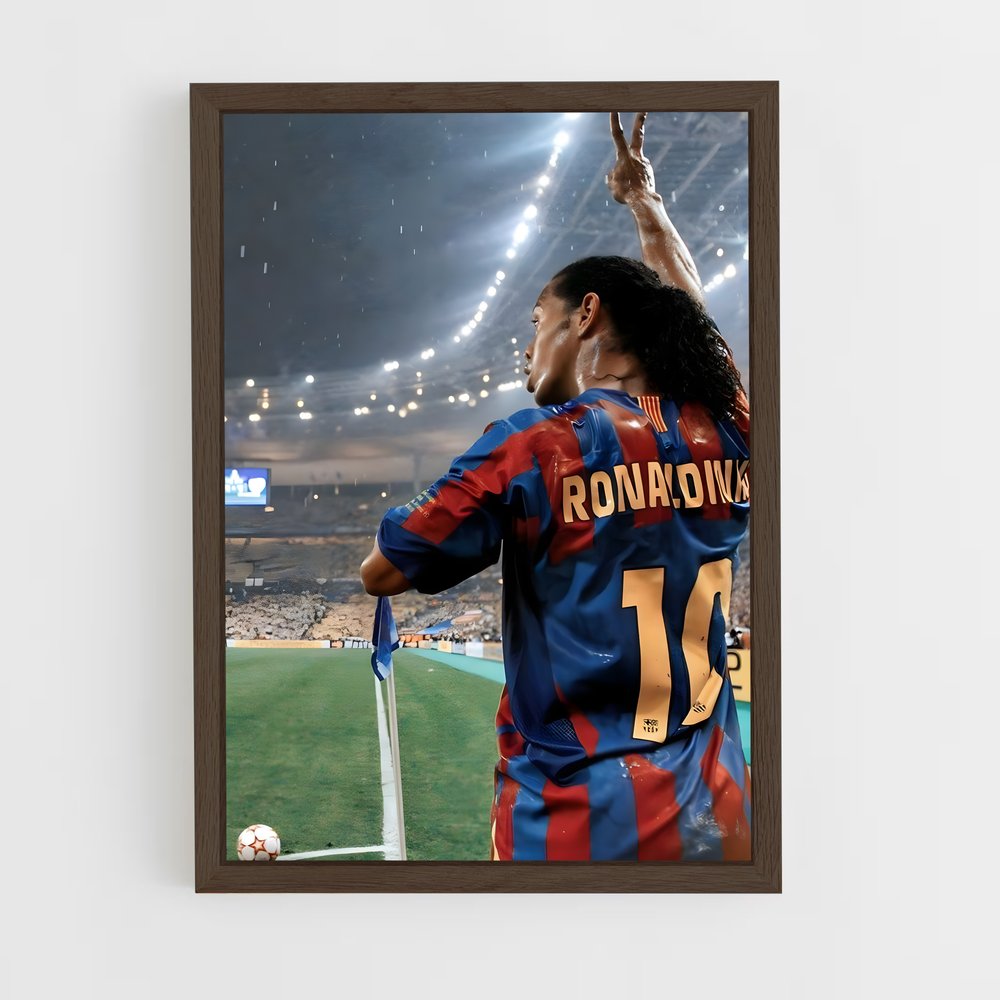 Poster Ronaldinho Barca – affiche Football (vue 5)