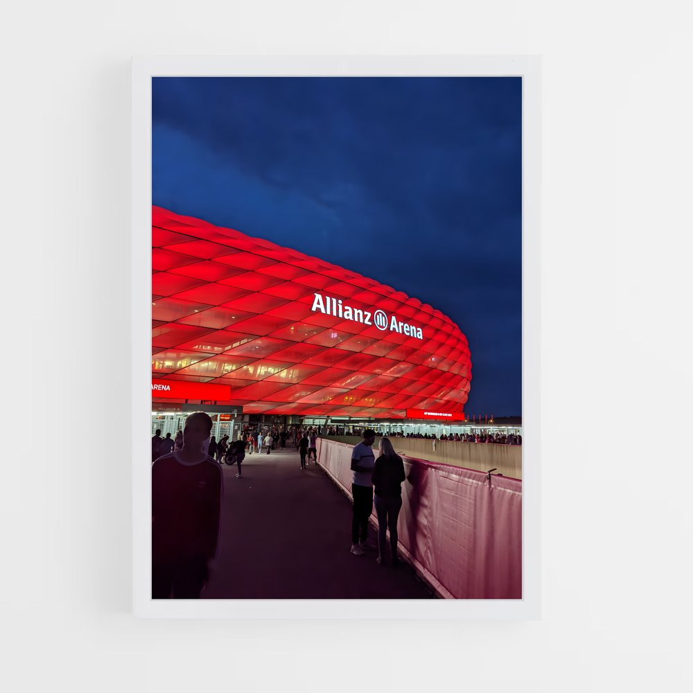 Poster Allianz Arena – affiche Football (vue 3)
