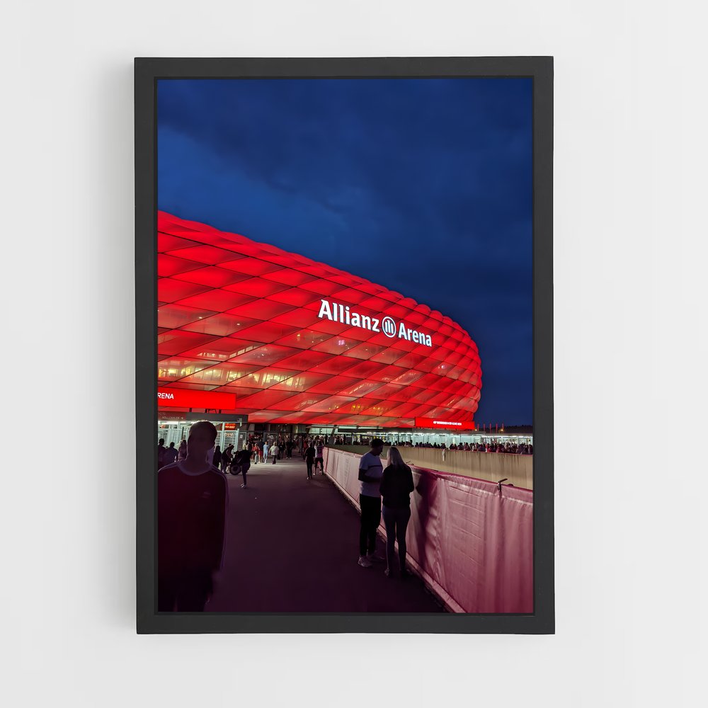 Poster Allianz Arena – affiche Football (vue 2)