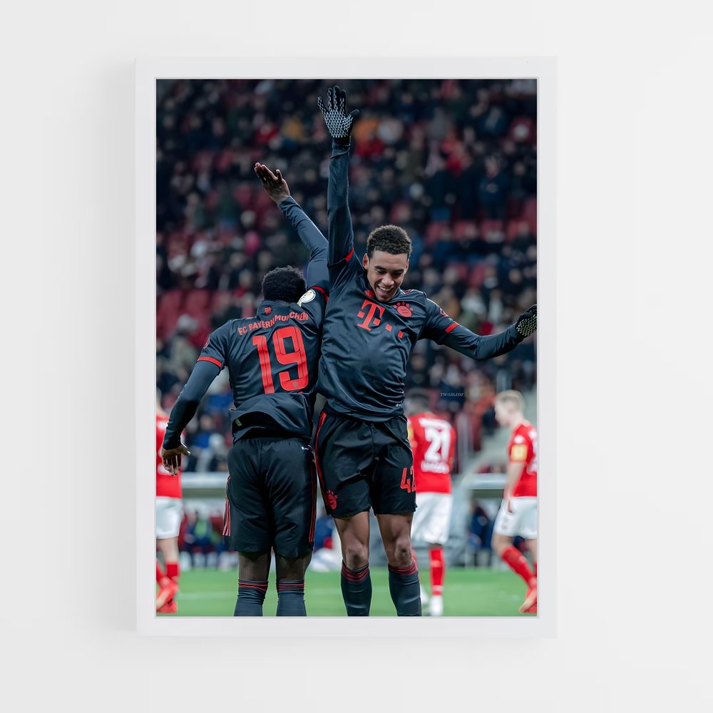 Poster Bayern Munich Célébration – affiche Football (vue 3)