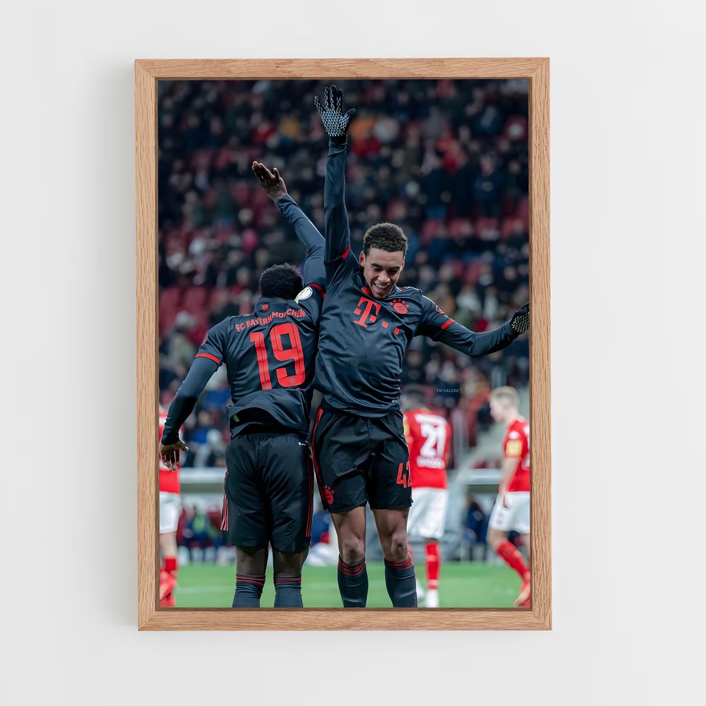 Poster Bayern Munich Célébration – affiche Football (vue 4)