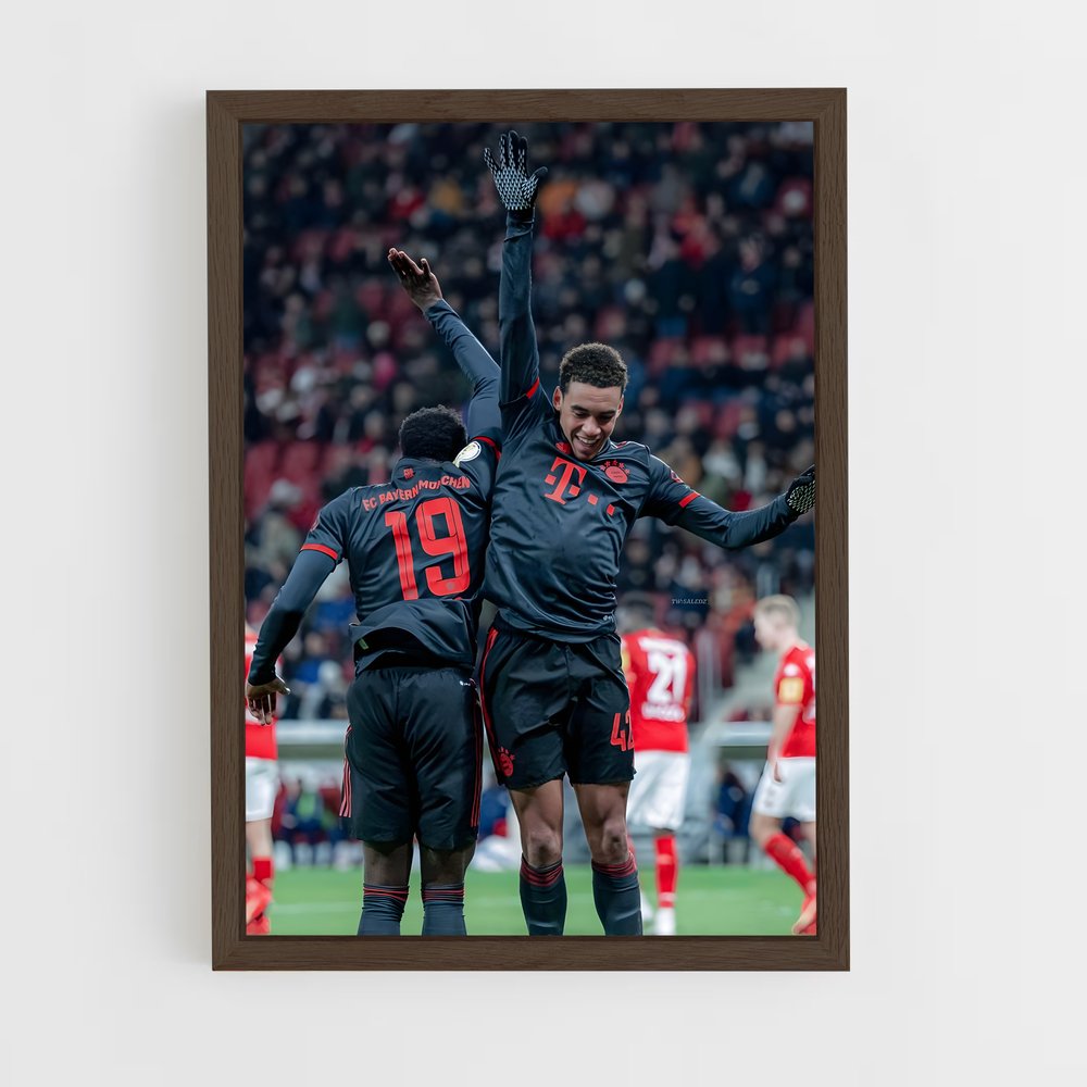 Poster Bayern Munich Célébration – affiche Football (vue 5)