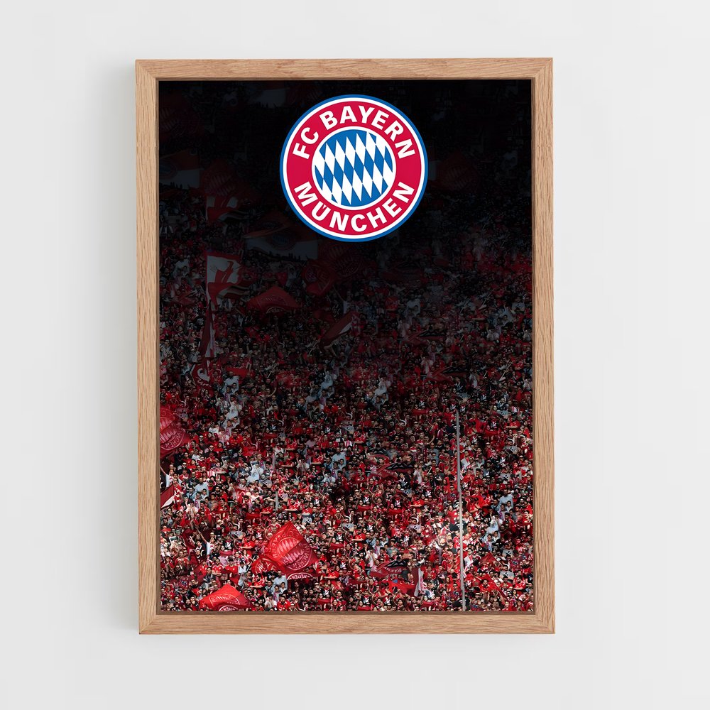 Poster Bayern Munich Stade – affiche Football (vue 4)