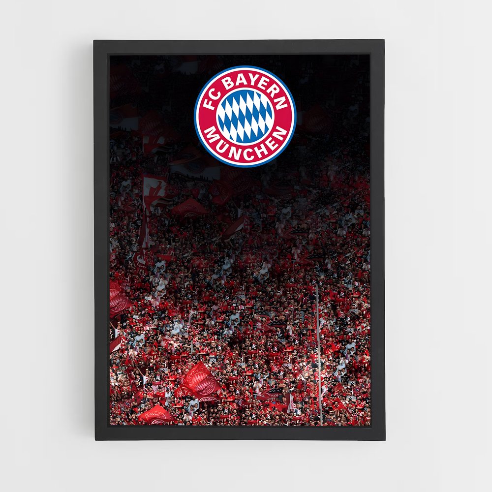 Poster Bayern Munich Stade – affiche Football (vue 2)