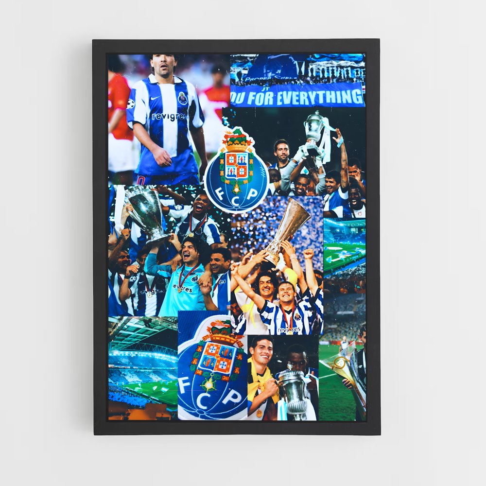 Poster FC Porto Collage – affiche Football (vue 2)