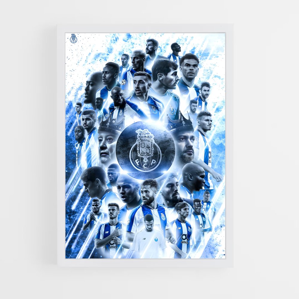 Poster FC Porto Néon – affiche Football (vue 3)