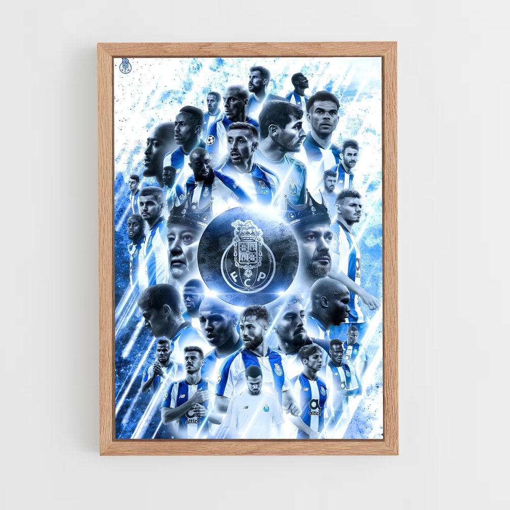 Poster FC Porto Néon – affiche Football (vue 4)