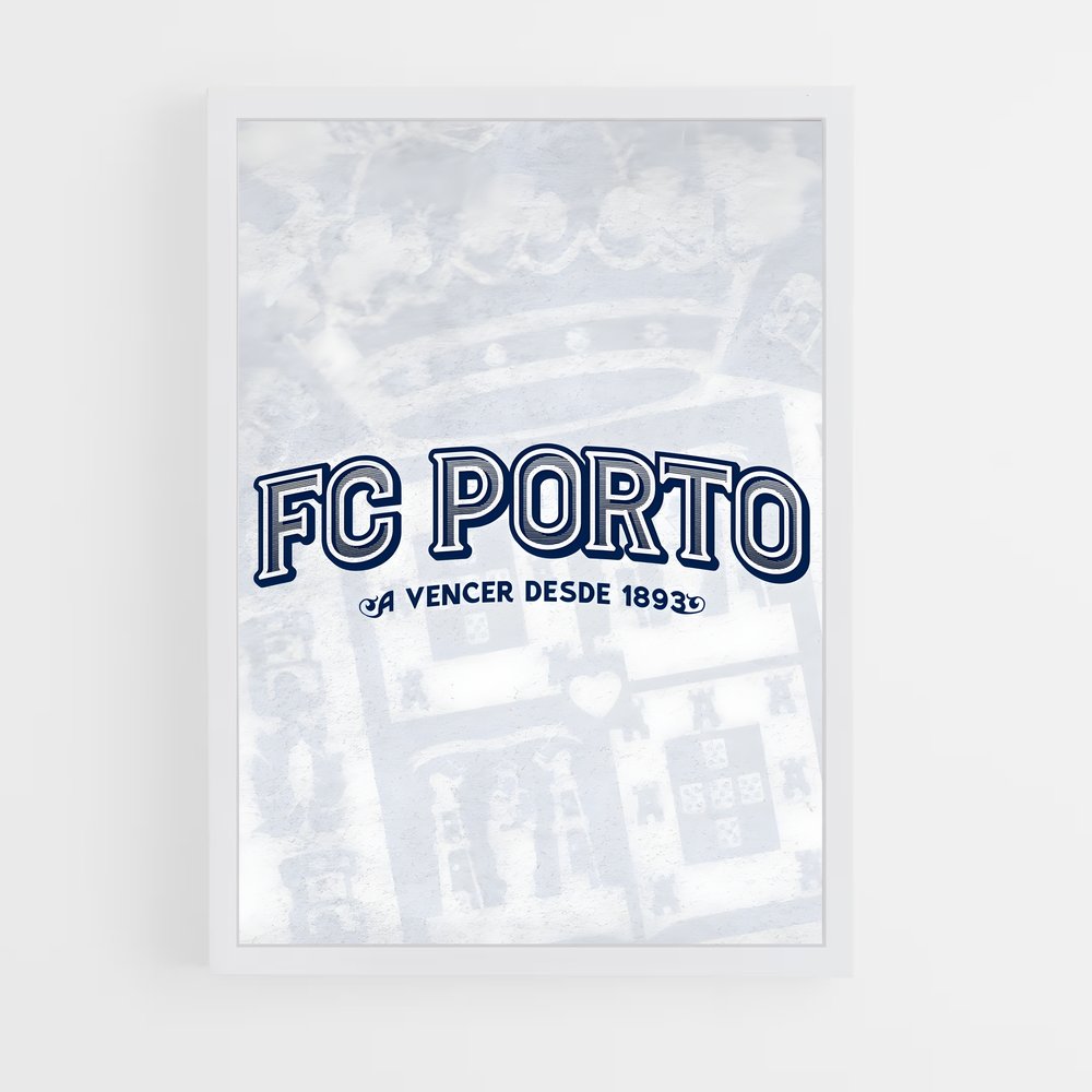 Poster A Vencer Desde 1893 – affiche Football (vue 3)