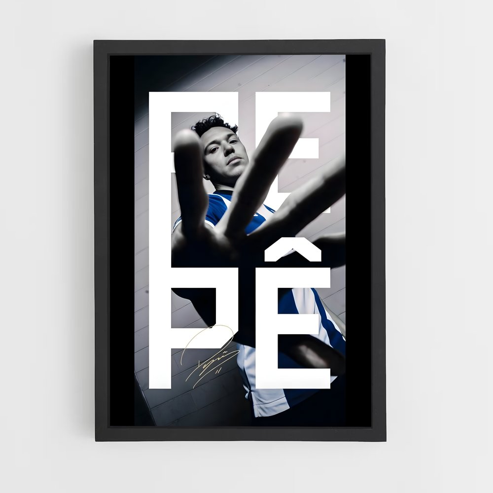 Poster Pepe FC Porto – affiche Football (vue 2)