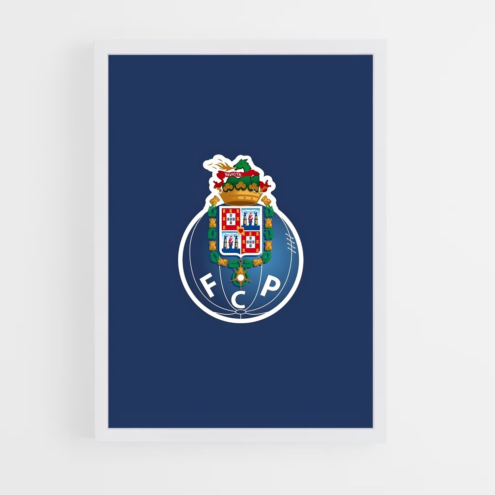 Poster FCP Bleu – affiche Football (vue 3)