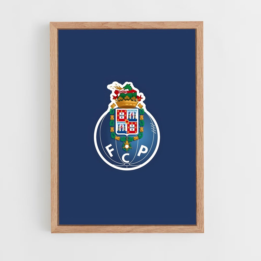 Poster FCP Bleu – affiche Football (vue 4)