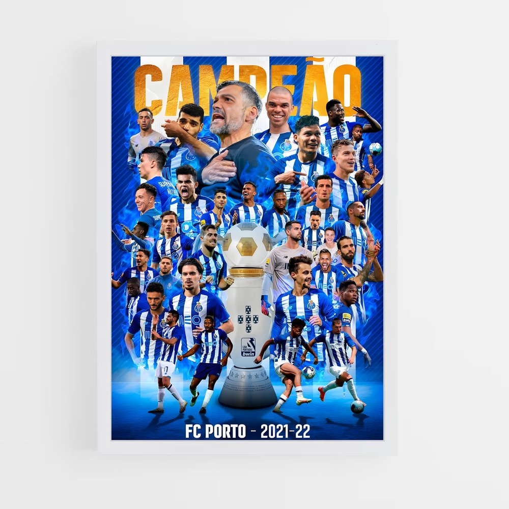 Poster Campeao FC Porto – affiche Football (vue 3)