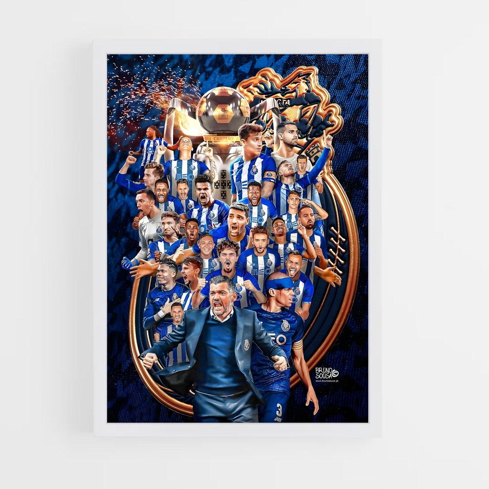 Poster FC Porto Équipe – affiche Football (vue 3)