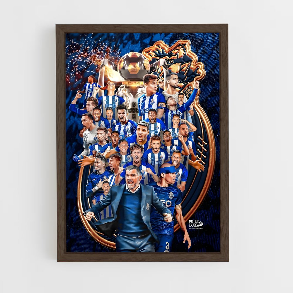 Poster FC Porto Équipe – affiche Football (vue 5)
