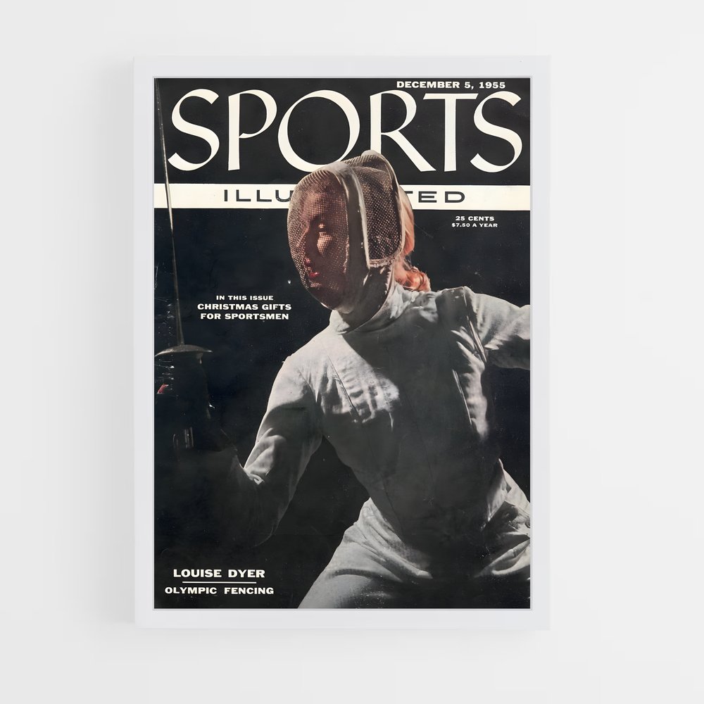 Poster Sport Escrime (vue 3)