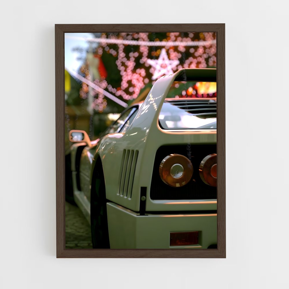 Poster Ferrari F40 (vue 5)