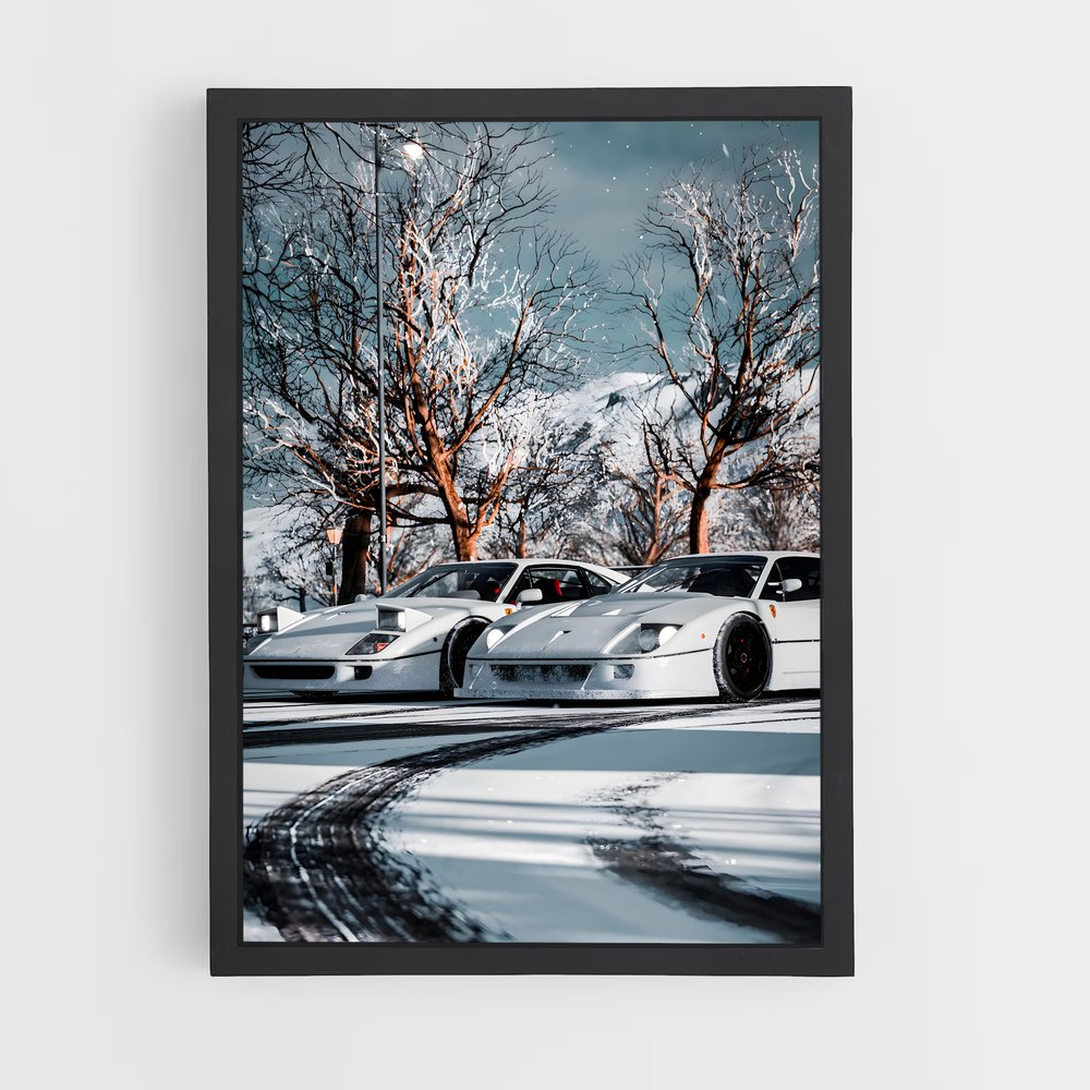 Poster F40 – affiche Ferrari (vue 2)