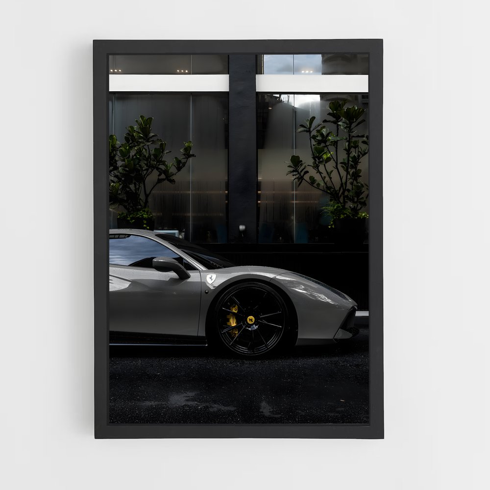 Poster F488 – affiche Ferrari (vue 2)