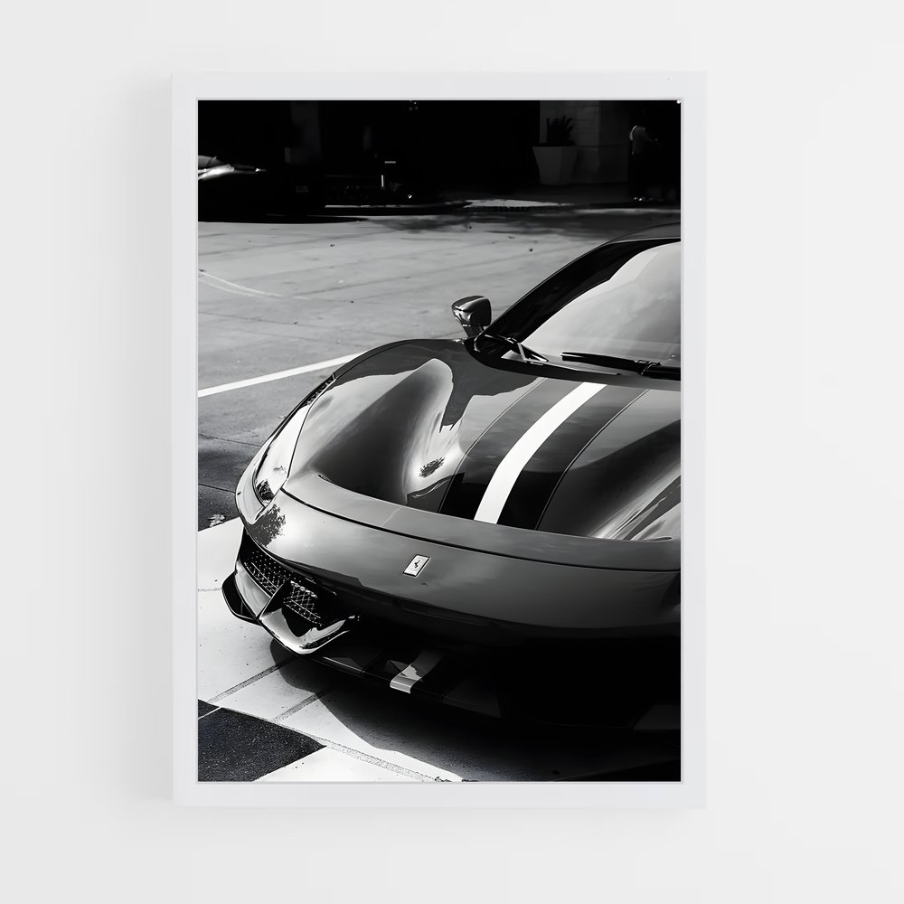 Poster Ferrari 488 Track (vue 3)