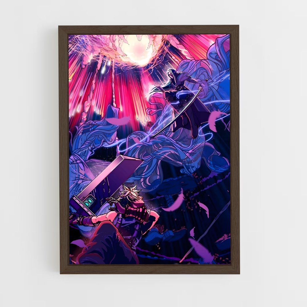 Poster Cosmo Clash – affiche Final Fantasy (vue 5)