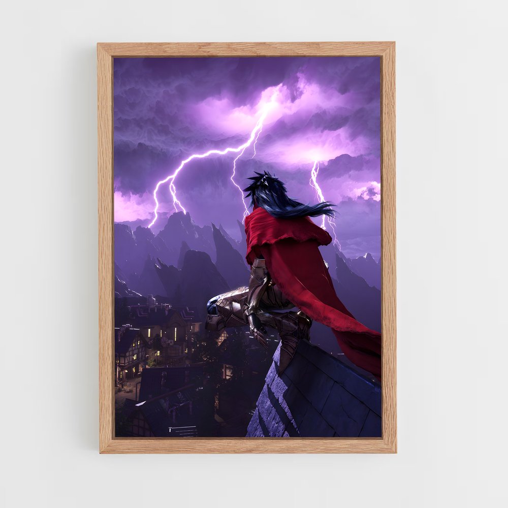 Poster Éclair d'Héroïsme – affiche Final Fantasy (vue 4)