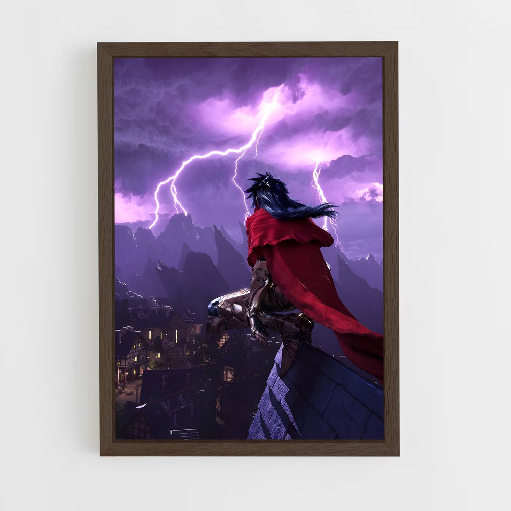 Poster Éclair d'Héroïsme – affiche Final Fantasy (vue 5)